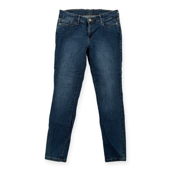 Tommy Hilfiger Jeans Womens Size 2 Blue Denim Skinny Low Rise Basic - Picture 1 of 7